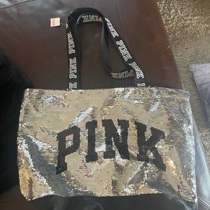 Sparkly Victoria’s Secret Pink Tote